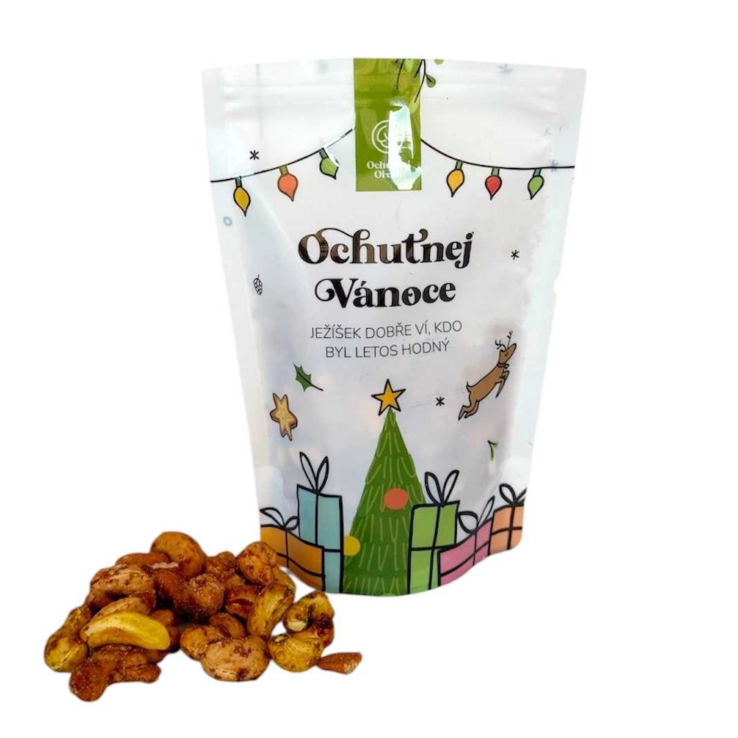 Ochutnej Vánoce - pikantní kešu mix
