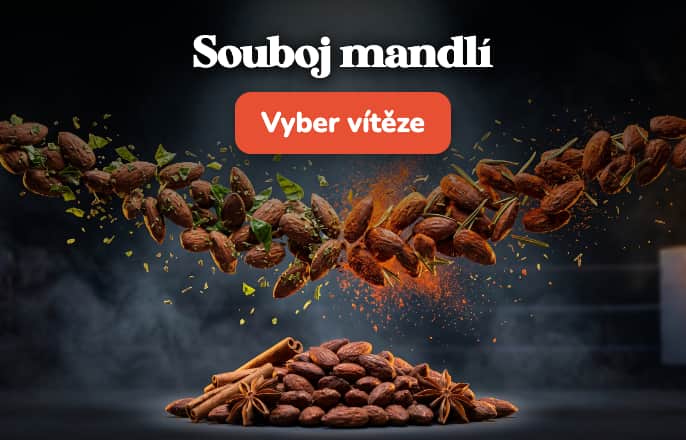 Souboj mandlí: Ty rozhodneš, které vyhrají.