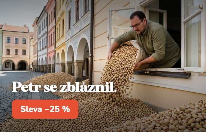 Pistácie JUMBO pražené solené jsou v akci - 25 %