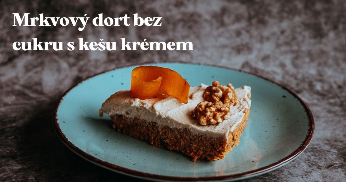 Recept na raw dort: mrkvový s kešu krémem | Ochutnej Ořech