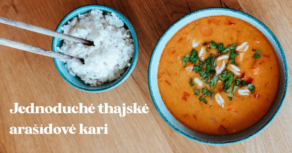 Recept na jednoduché arašídové thajské kari | Ochutnej Ořech