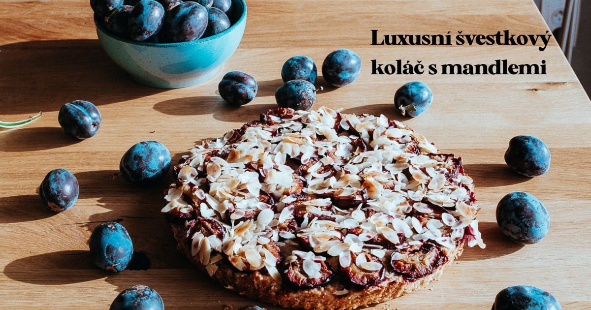 Luxusní švestkový koláč: jednoduchý recept | Ochutnej Ořech