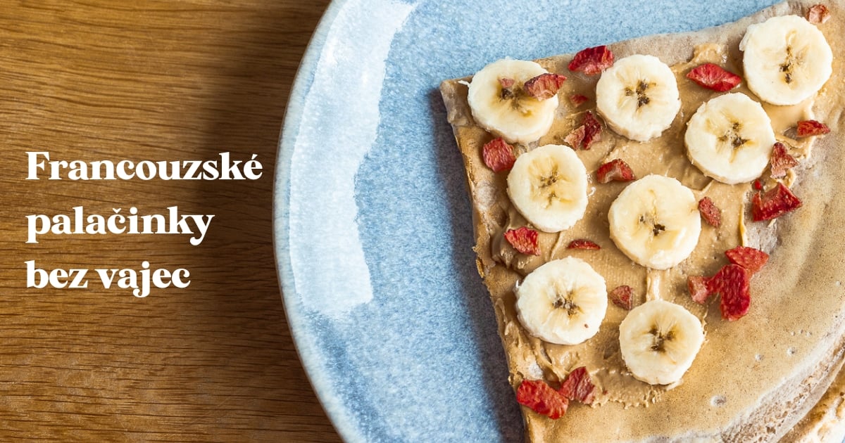 Recept na pravé francouzské palačinky bez vajec