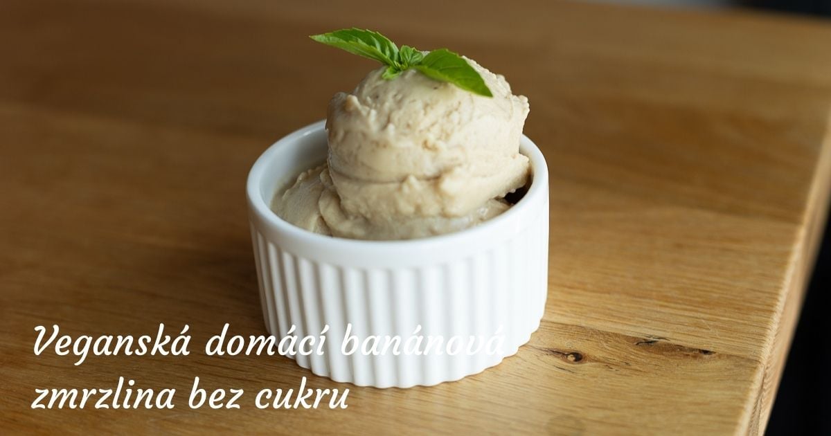 Banánová zmrzlina: Jednoduchý recept ze 2 ingrediencí