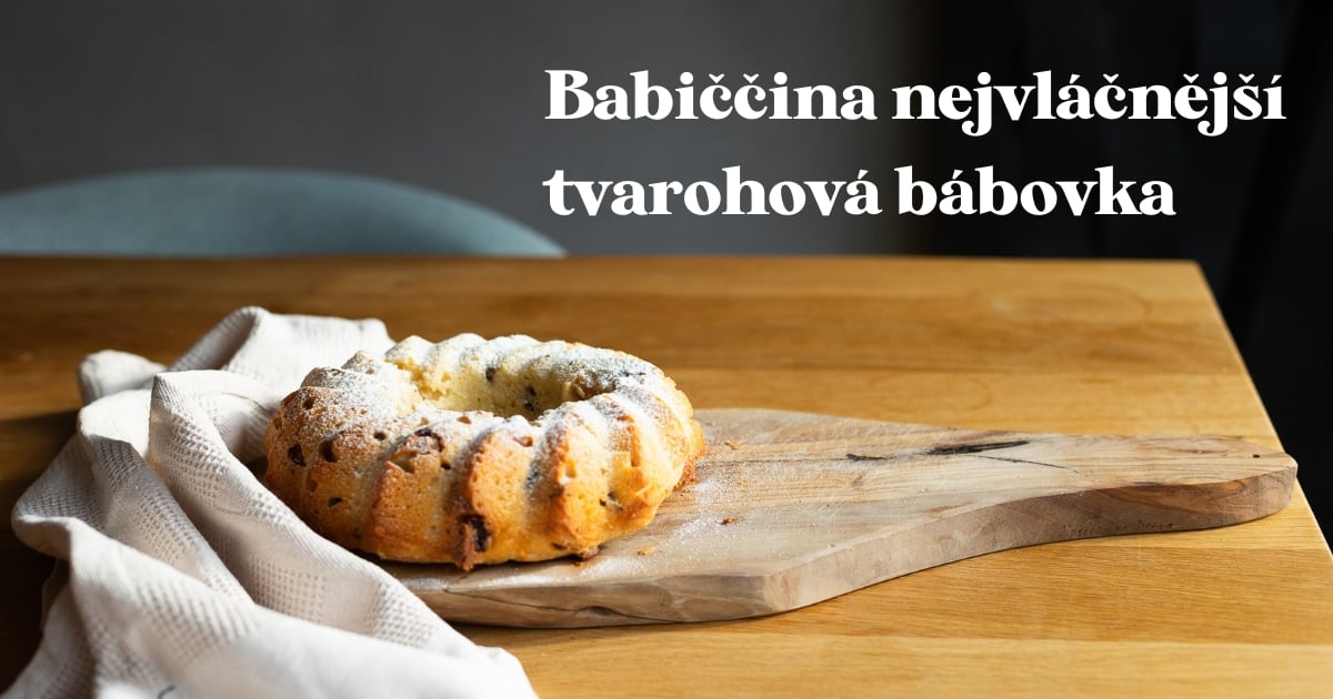 Babiččina nejvláčnější tvarohová bábovka: Luxusní recept - Ochutnej Ořech
