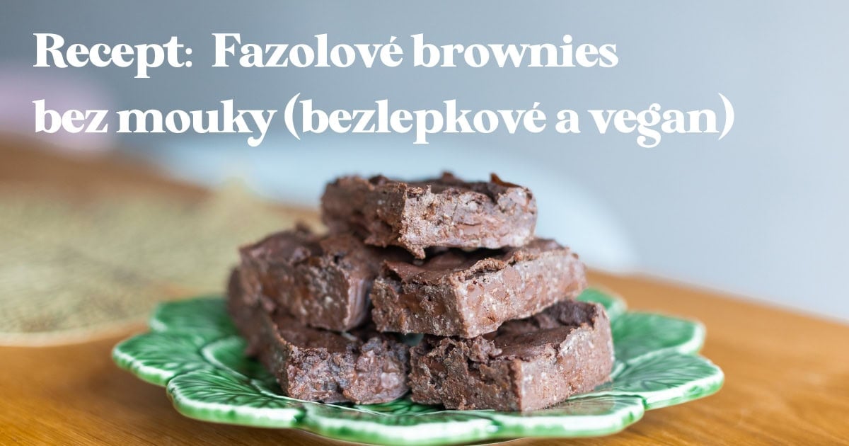 Nejlepší fazolové brownies bez mouky (vegan, bezlepkové)