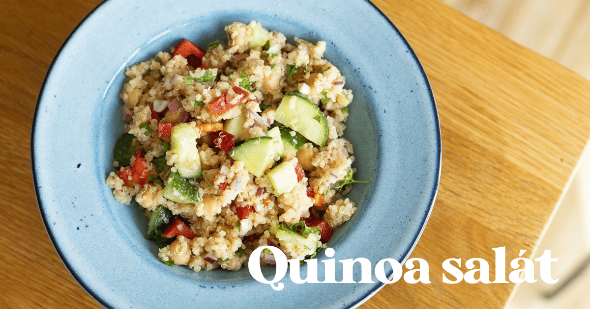 Recept: Dokonalý quinoa salát s cizrnou