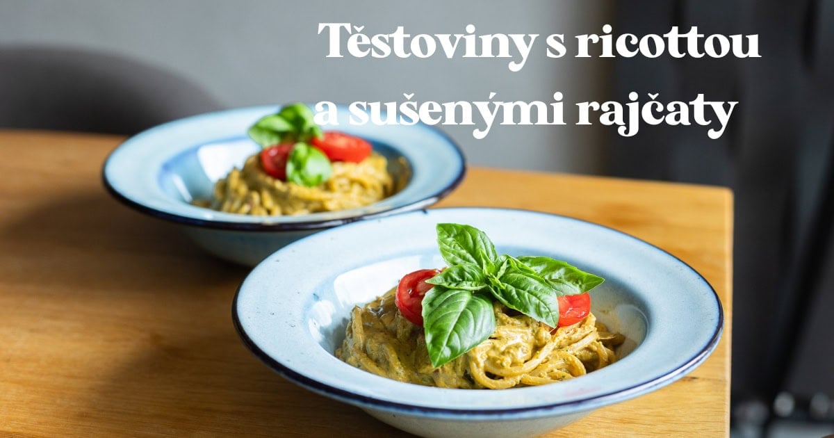 Rychlý recept na luxusní těstoviny s ricottou a rajčaty