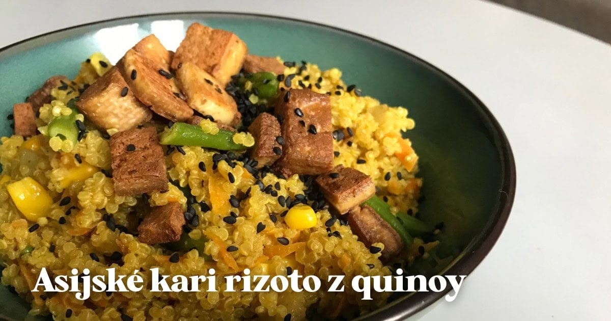 Recept: Asijské kari rizoto z quinoy se zeleninou