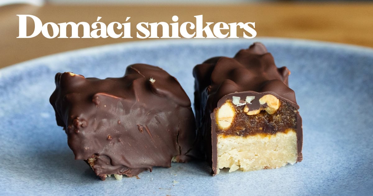 Zdravé domácí snickers – lepší než kupované - Ochutnej Ořech