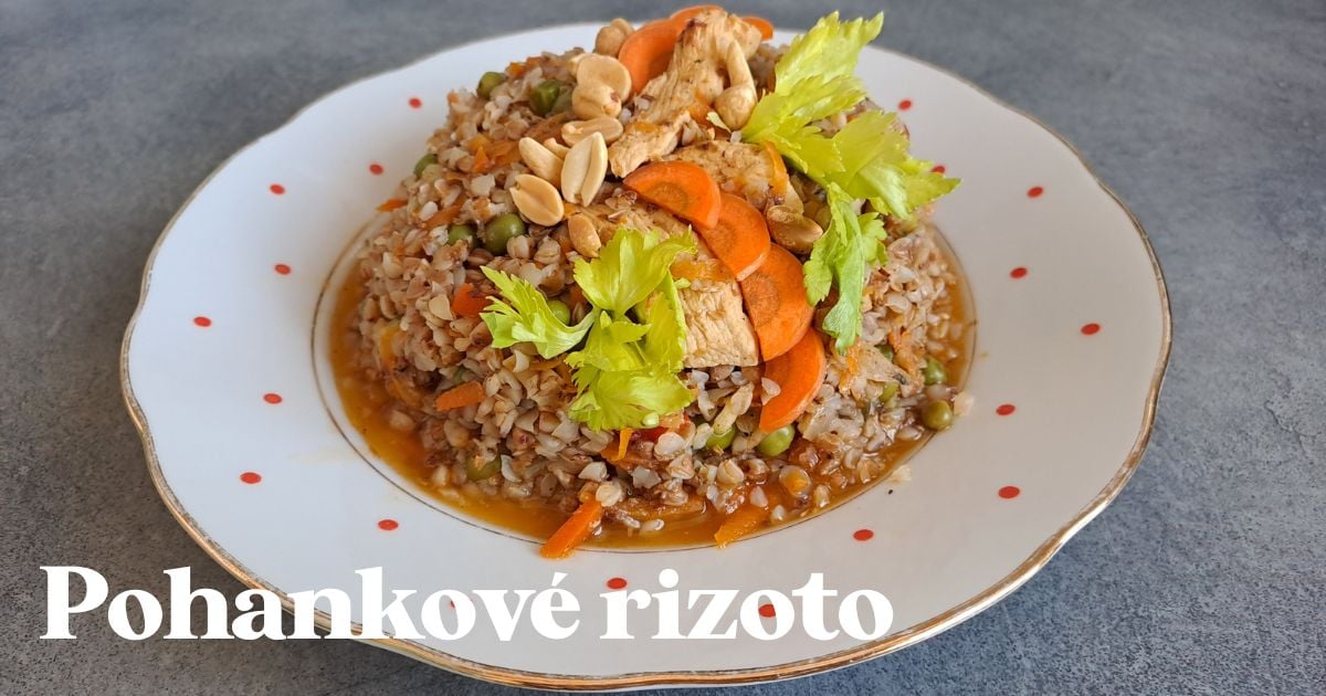 Recept: Nejlepší pohankové rizoto s kuřecím masem
