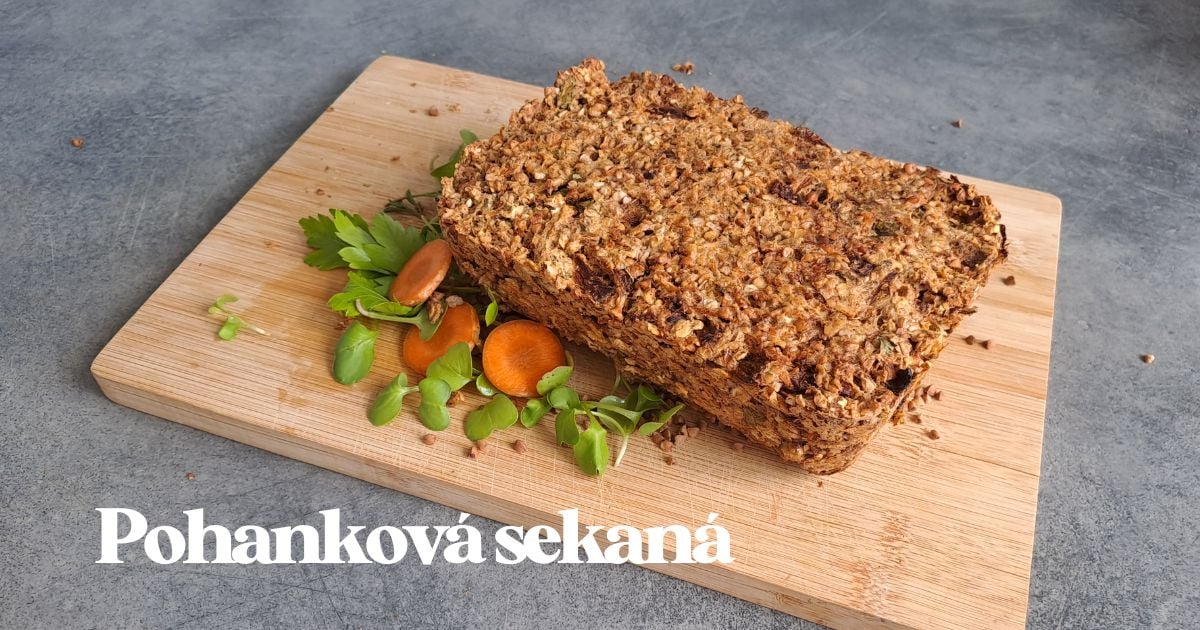 Recept: Vegetariánská pohanková sekaná bez masa