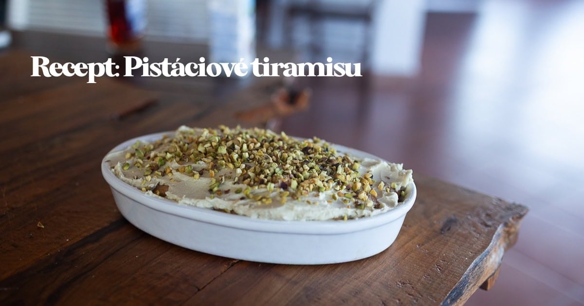 Pistáciové tiramisu: Rychlý dezert ze Sicílie