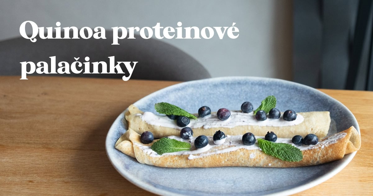 Zdravé proteinové palačinky z quinoy (vegan, bez lepku)