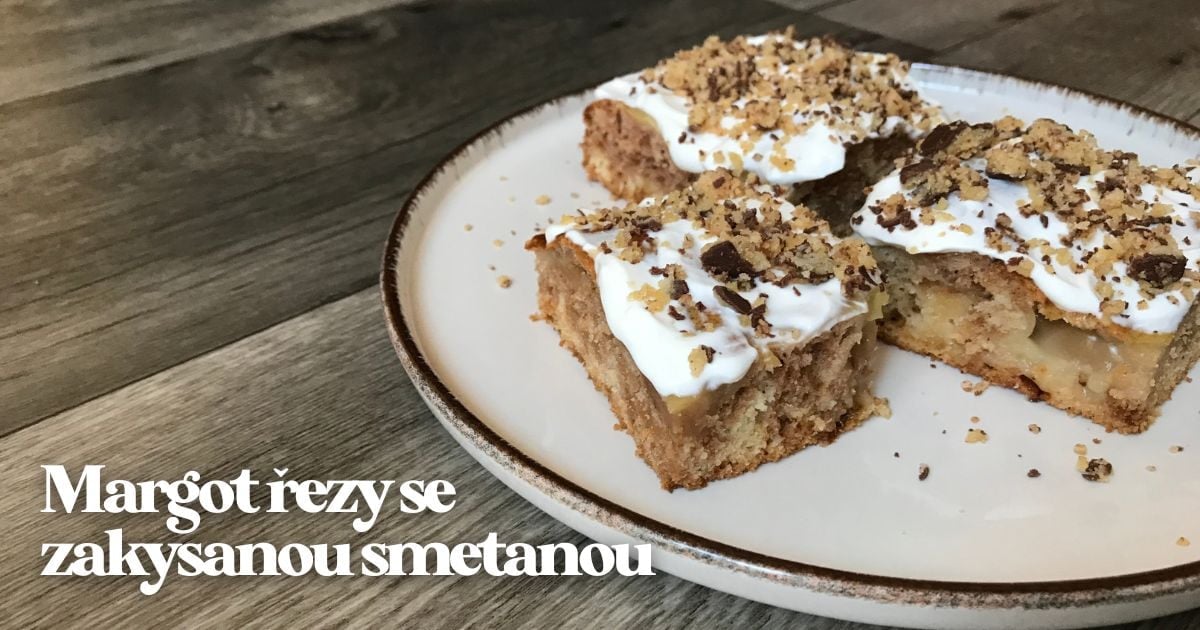 Margot řezy se zakysanou smetanou