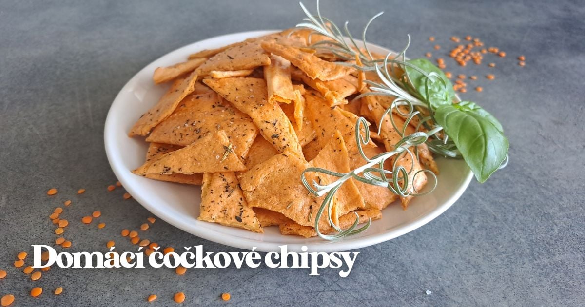 Domácí čočkové chipsy s bylinkami