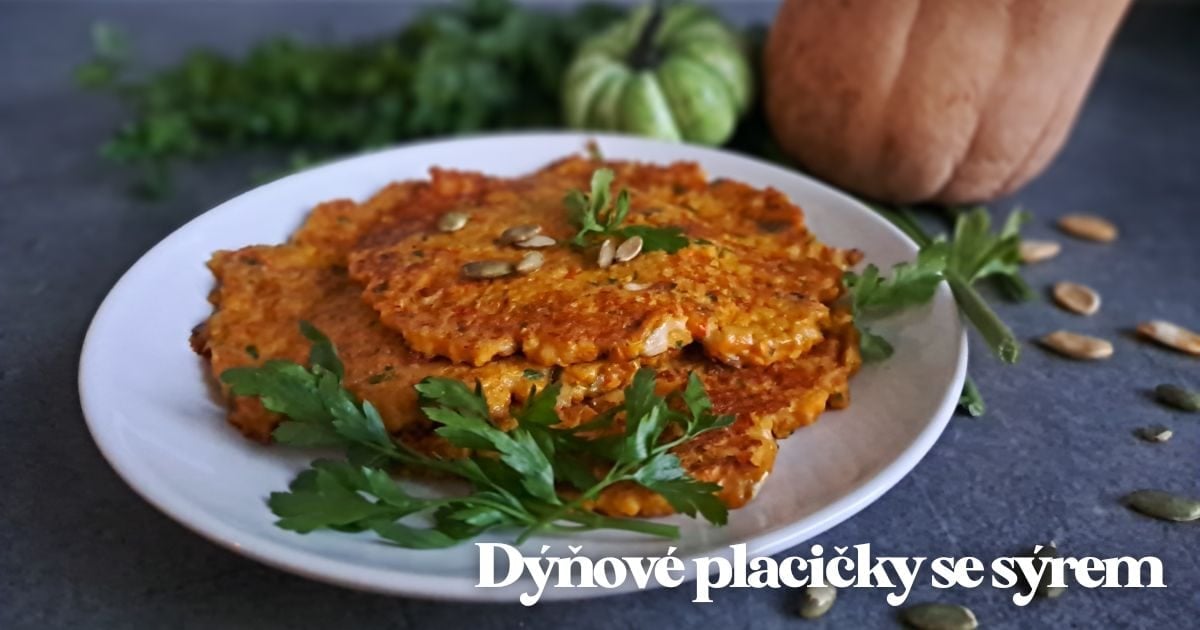 Recept: Dýňové placky v troubě se sýrem