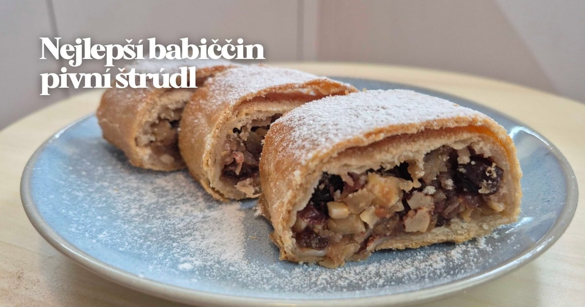 Nejlepší pivní štrúdl - jednoduchý recept jako od babičky