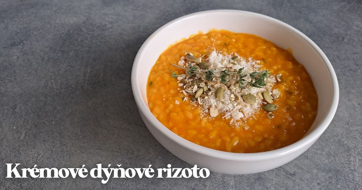Recept: Krémové dýňové rizoto
