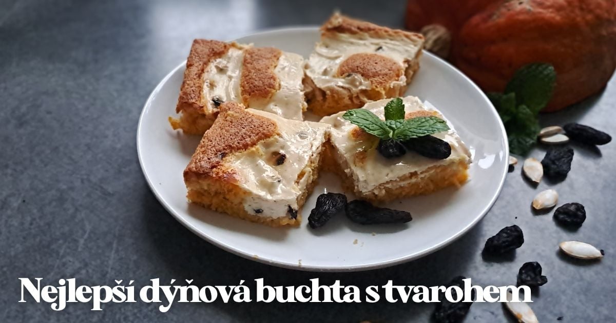 Recept: Nejlepší dýňová buchta s tvarohem