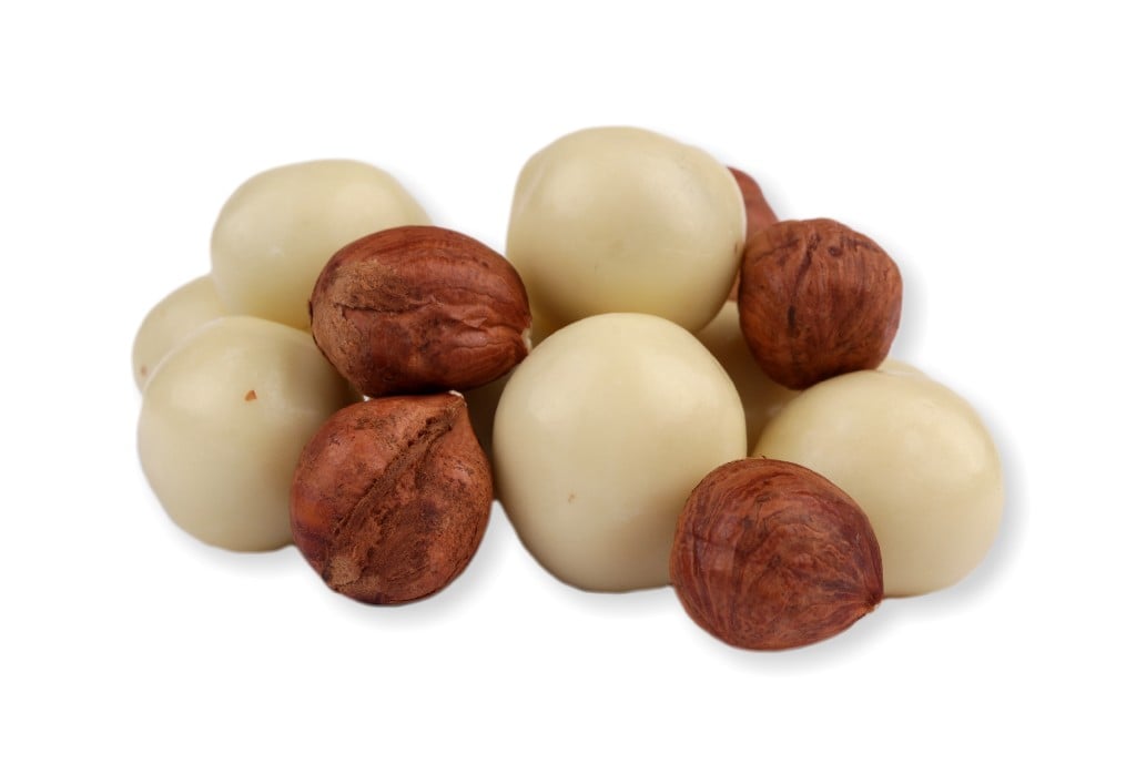 Lískové ořechy v jogurtu