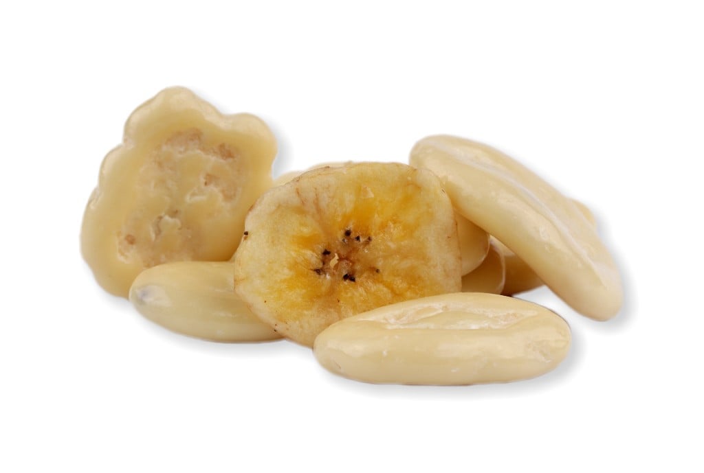 sušený banán v jogurtu