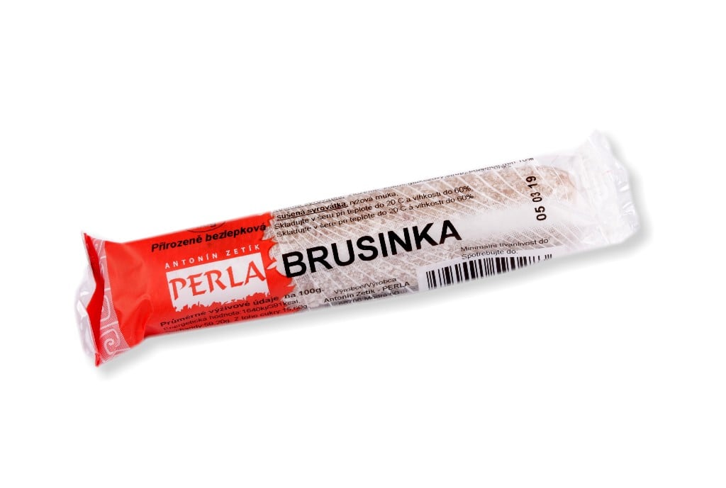 Tyčinka Brusinka v kokosu