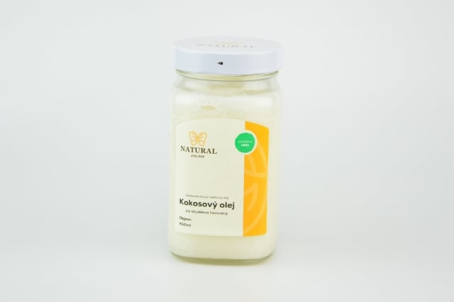 Kokosový olej za studena lisovaný BIO 450ml