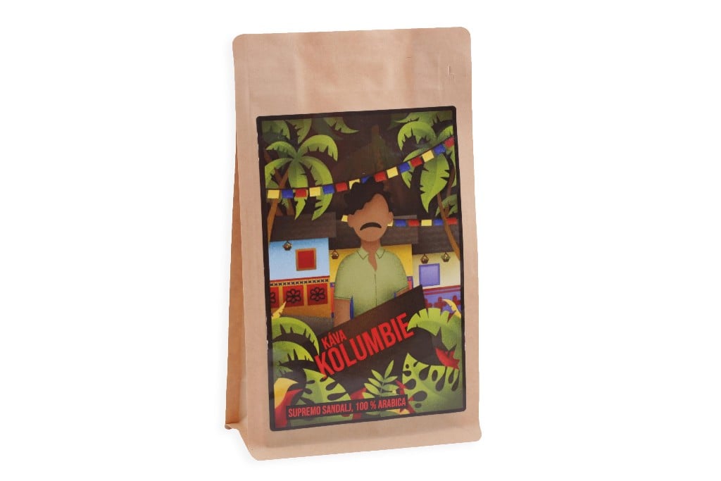 Káva KOLUMBIE Supremo Sandalj 100% ARABICA
