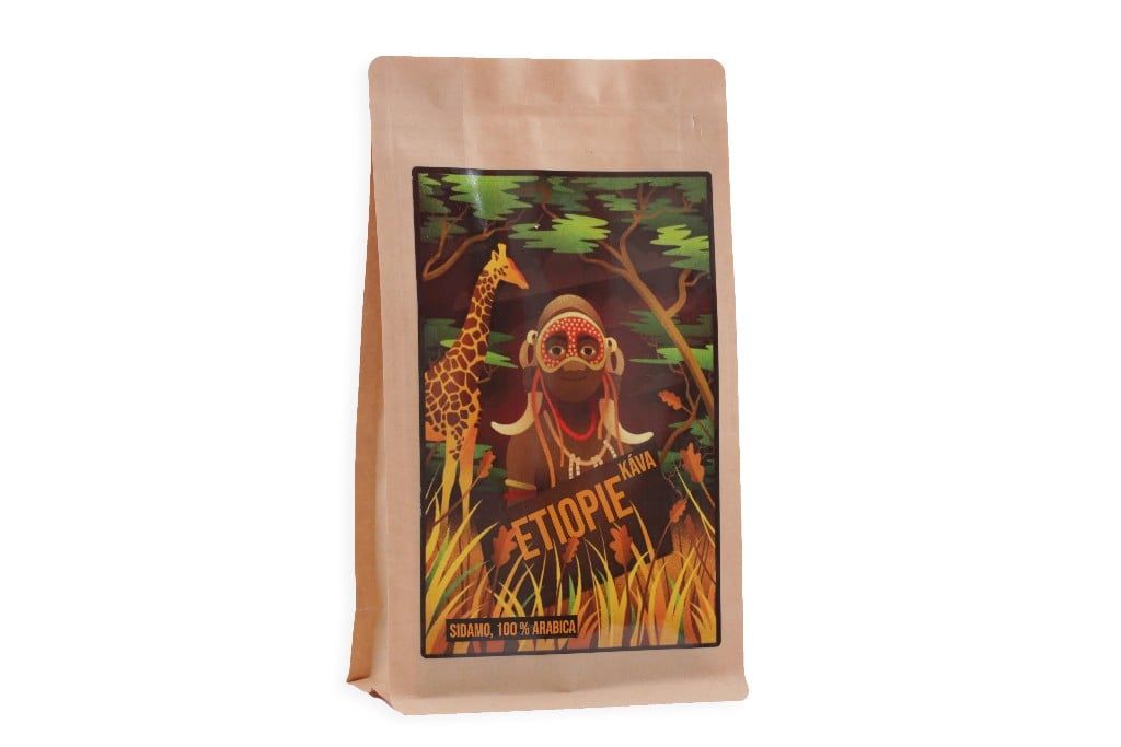 Káva ETIOPIE Sidamo 100% ARABICA