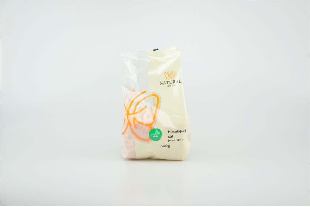 Sůl himalájská růžová jemná Natural 500g