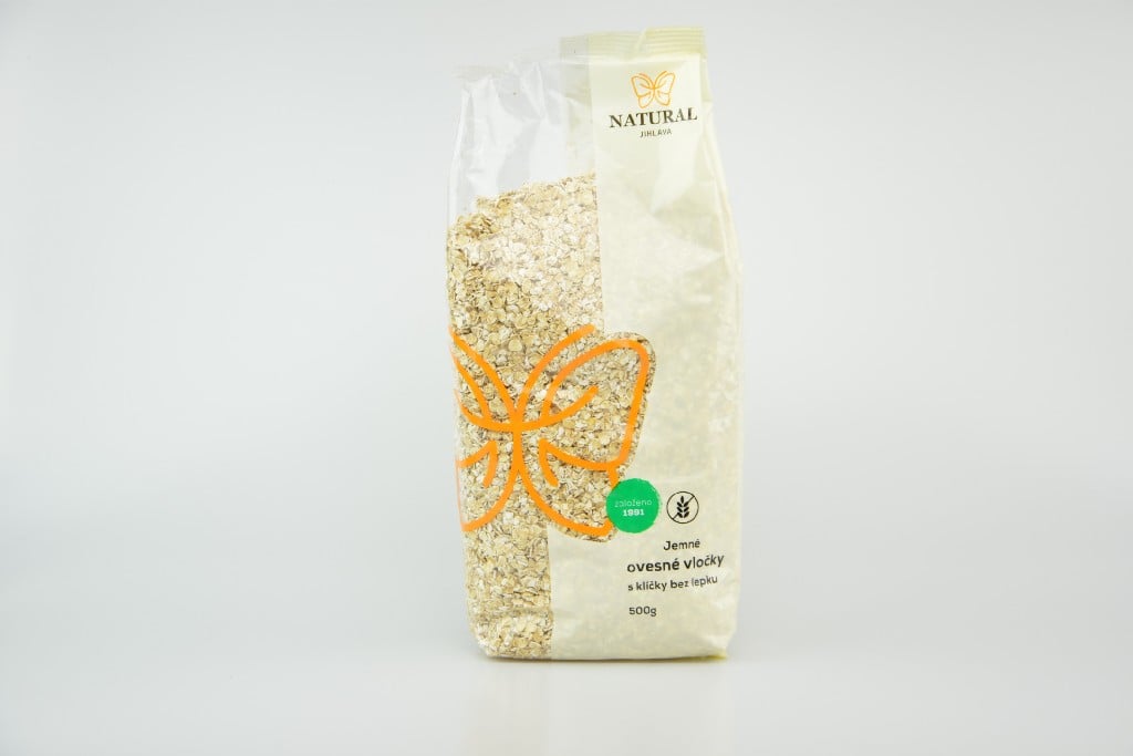 Vločky ovesné jemné s klíčky bez lepku Anglie Natural 500g