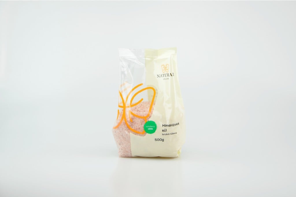 Sůl himalájská růžová HRUBÁ Natural 500g