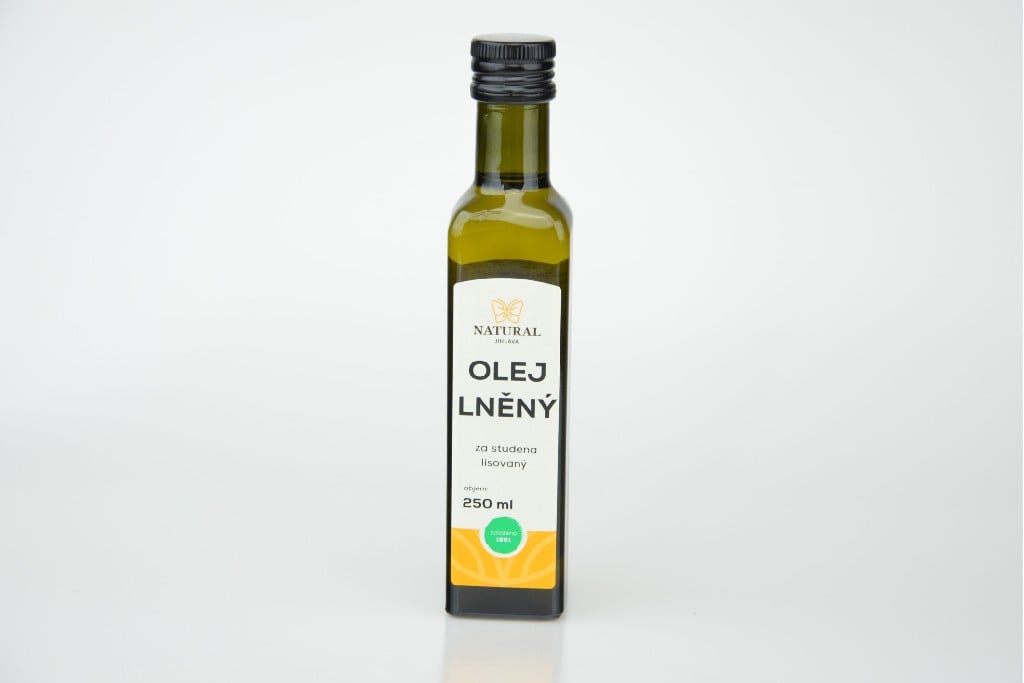 Olej lněný za studena lisovaný Natural 250ml