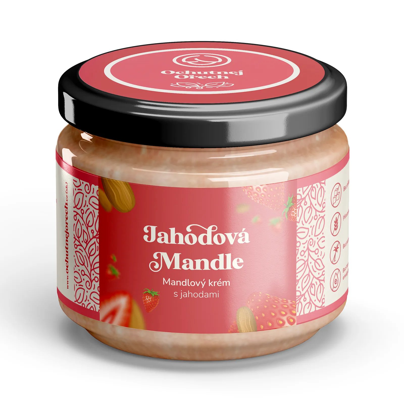 Ořechový krém jahodová mandle