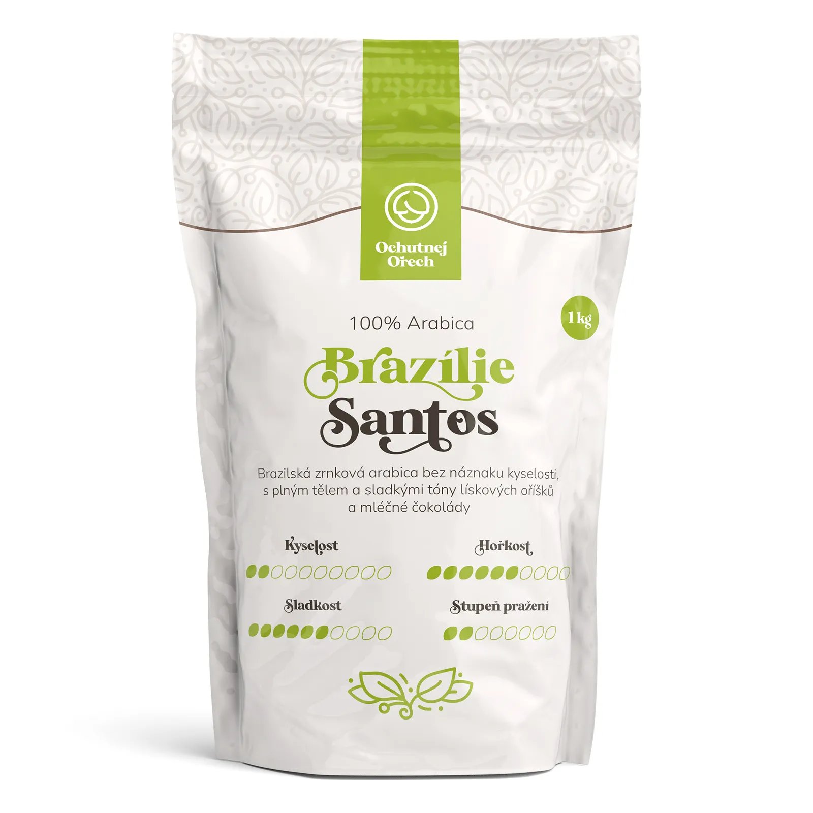 Káva BRAZÍLIE SANTOS 100% ARABICA 1kg