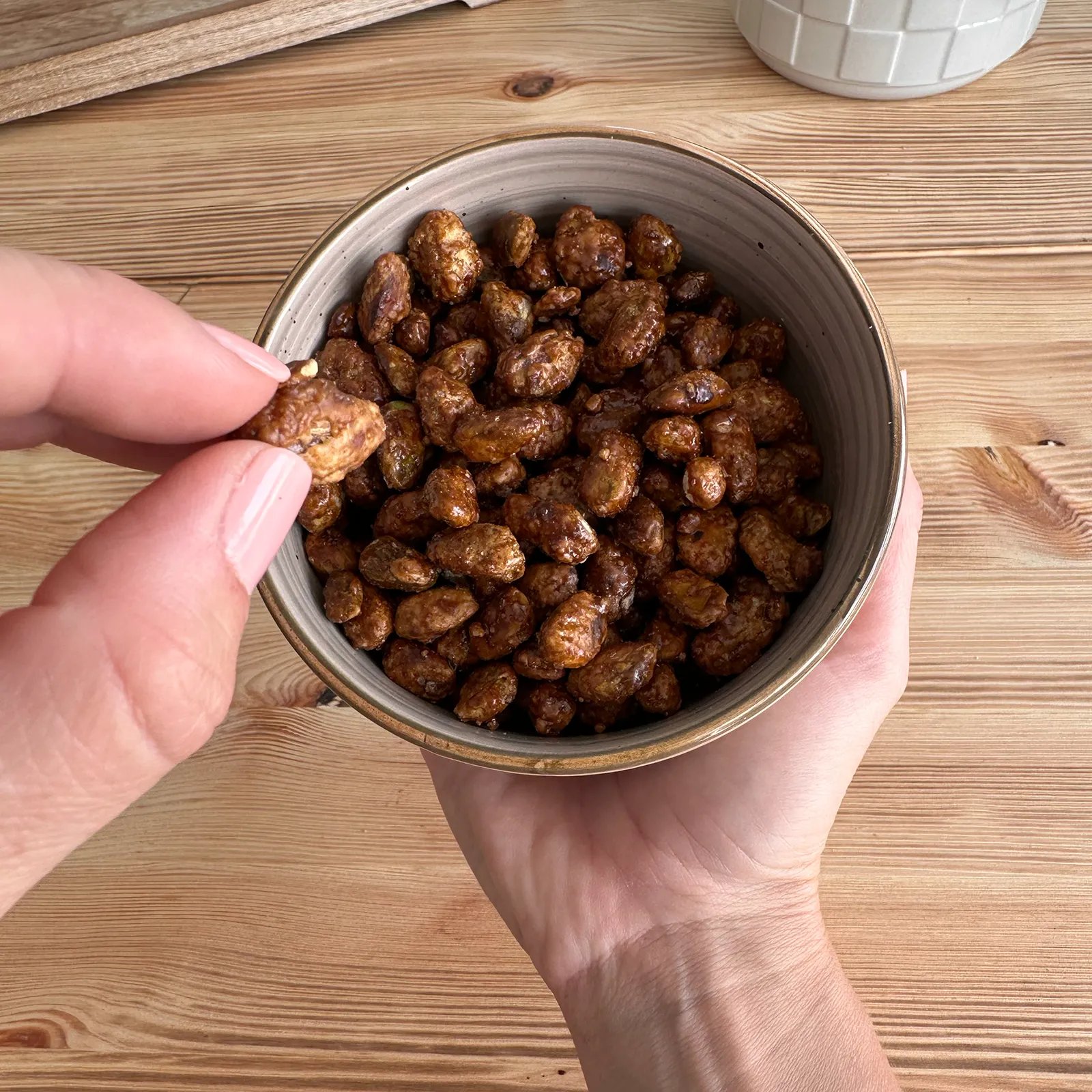 pistácie ve slaném karamelu