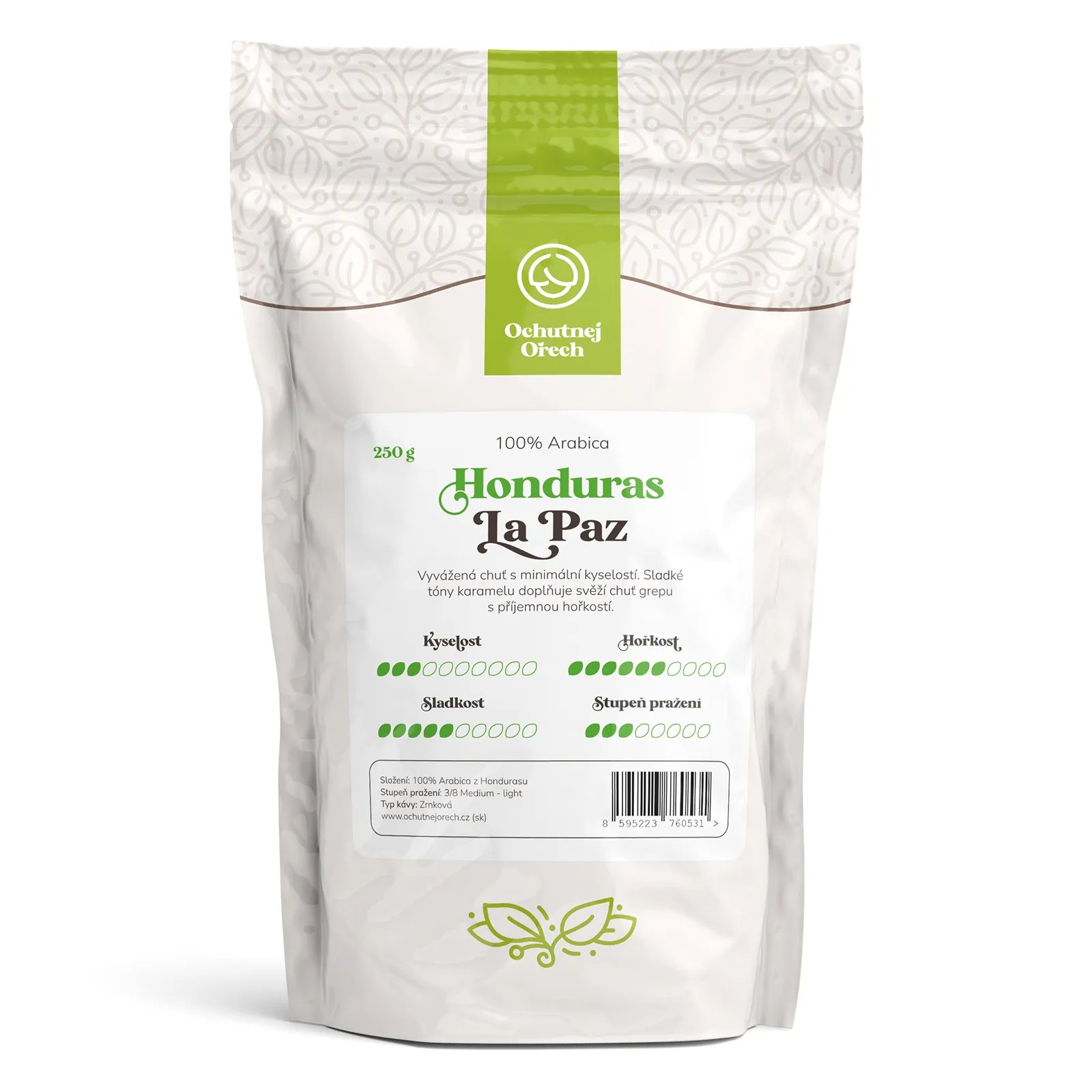 Káva Ochutnej Ořech Honduras La Paz – zrnková