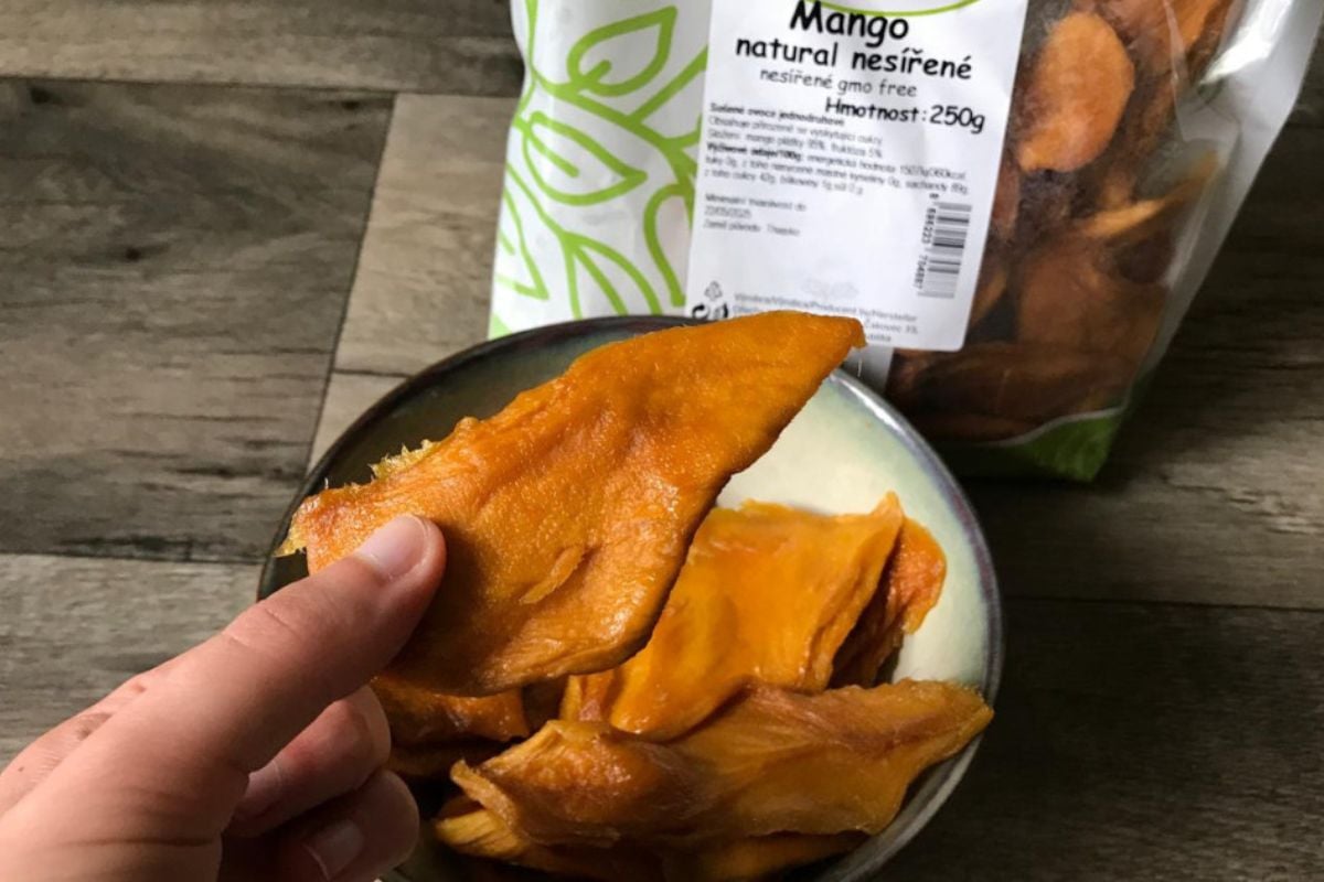 sušené mango bez přidaného cukru