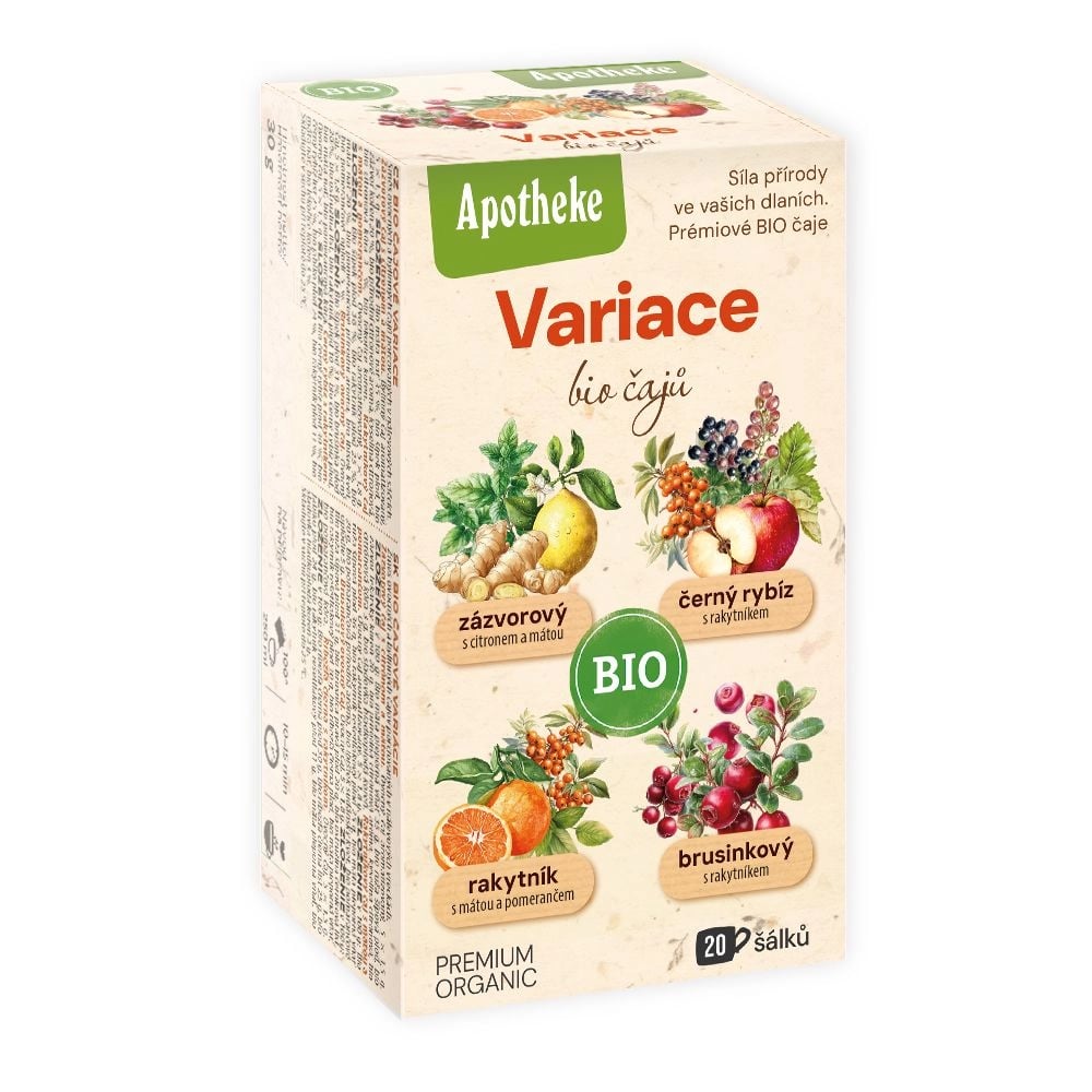 Apotheke Čajové variace 4v1 BIO 20 sáčků