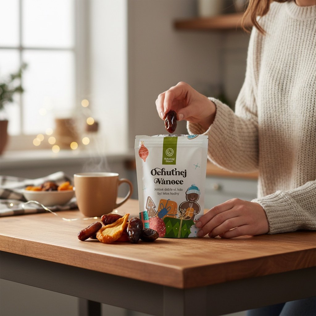 Ochutnej Vánoce - datle, meruňky, hrušky