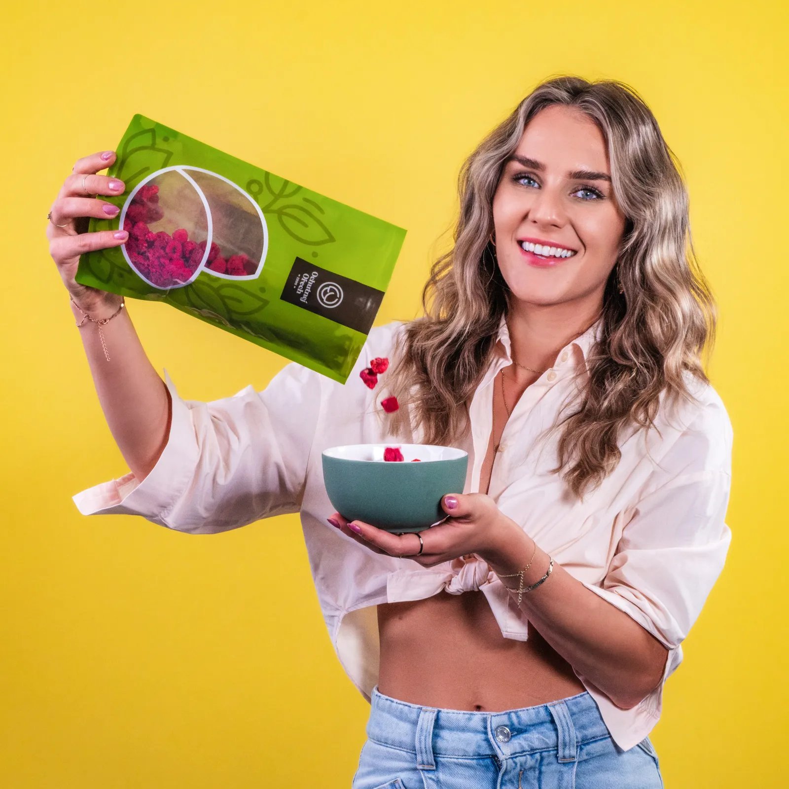 Lyofilizované maliny (mrazem sušené)