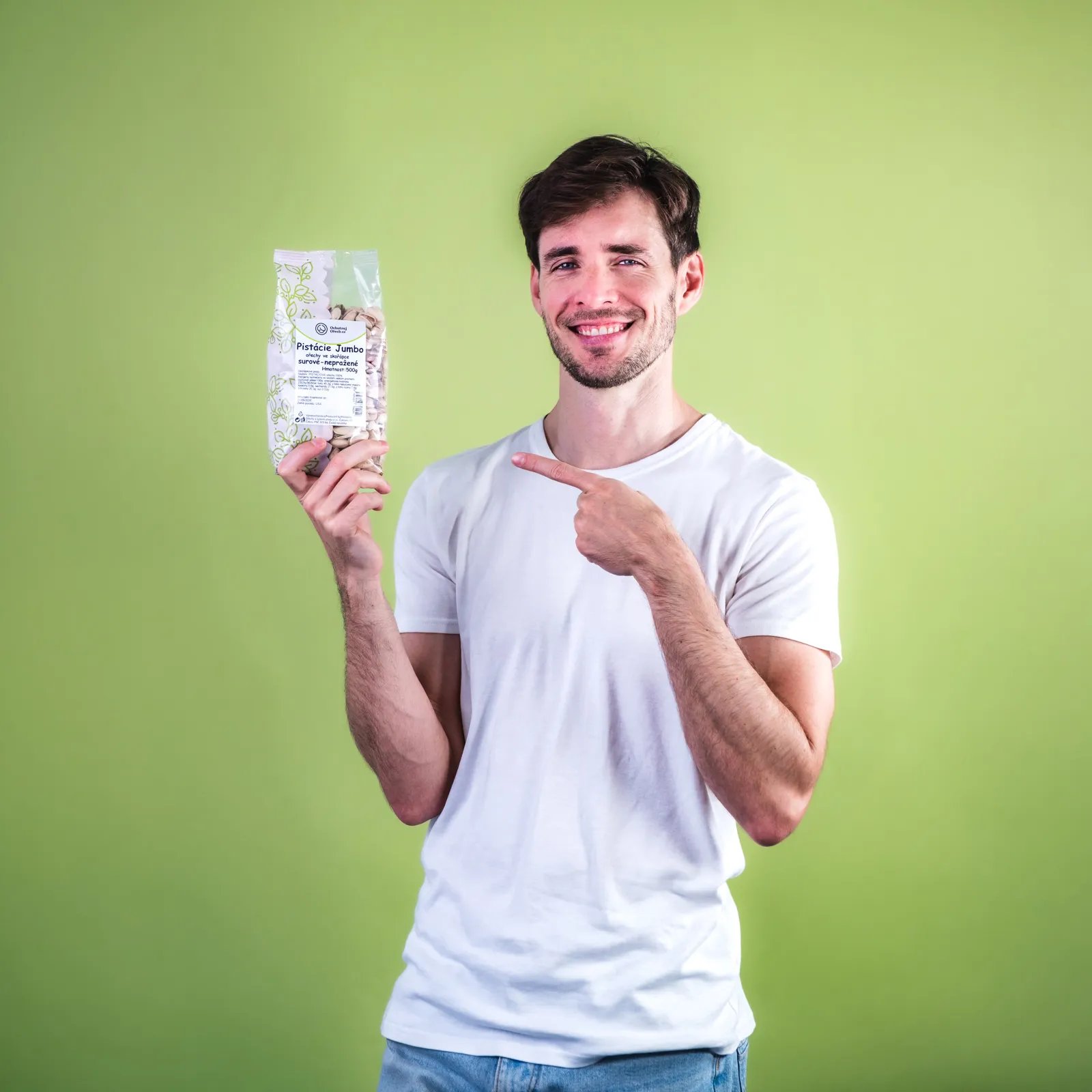 Pistácie JUMBO surové ve skořápce (nepražené, nesolené)