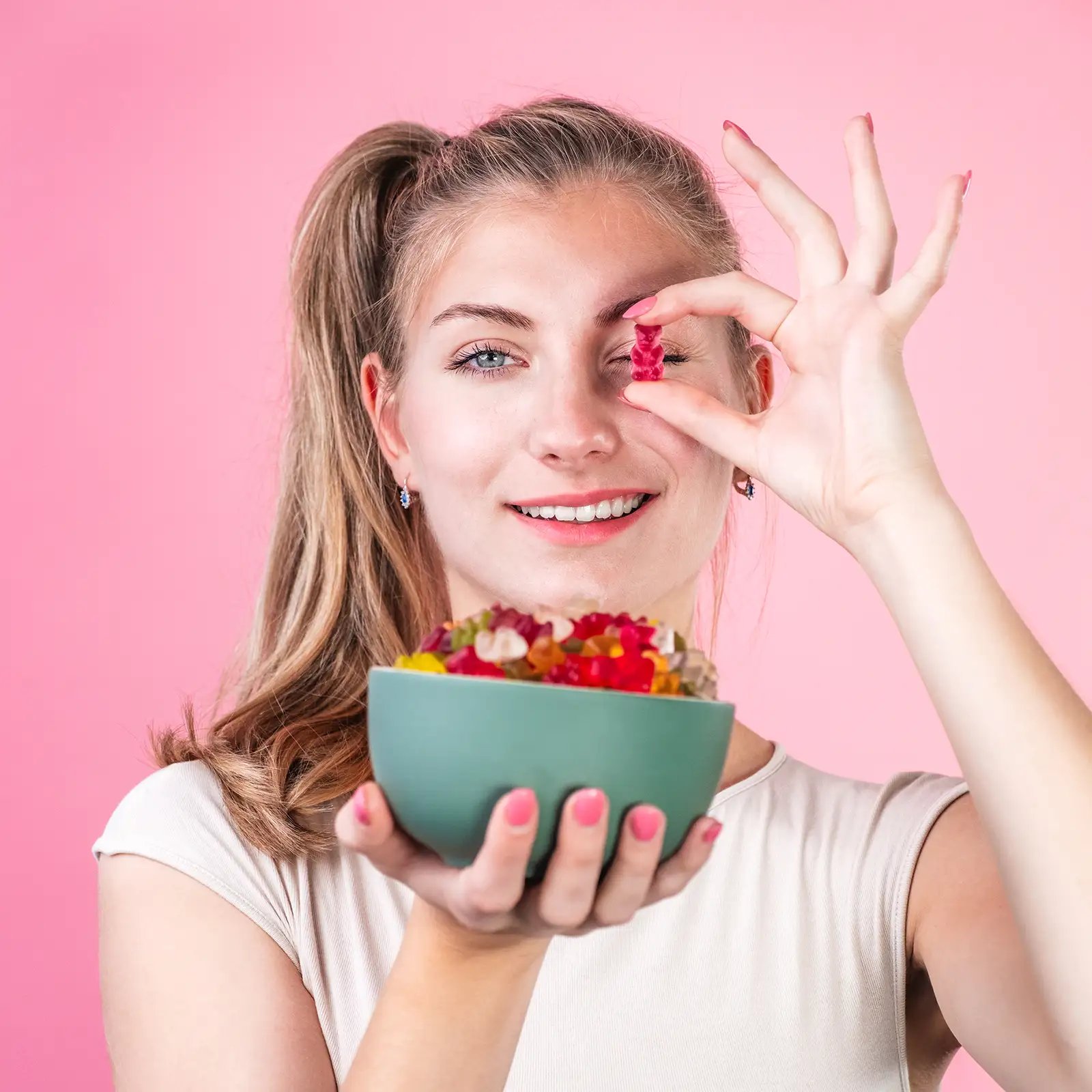 želé medvídci bez cukru