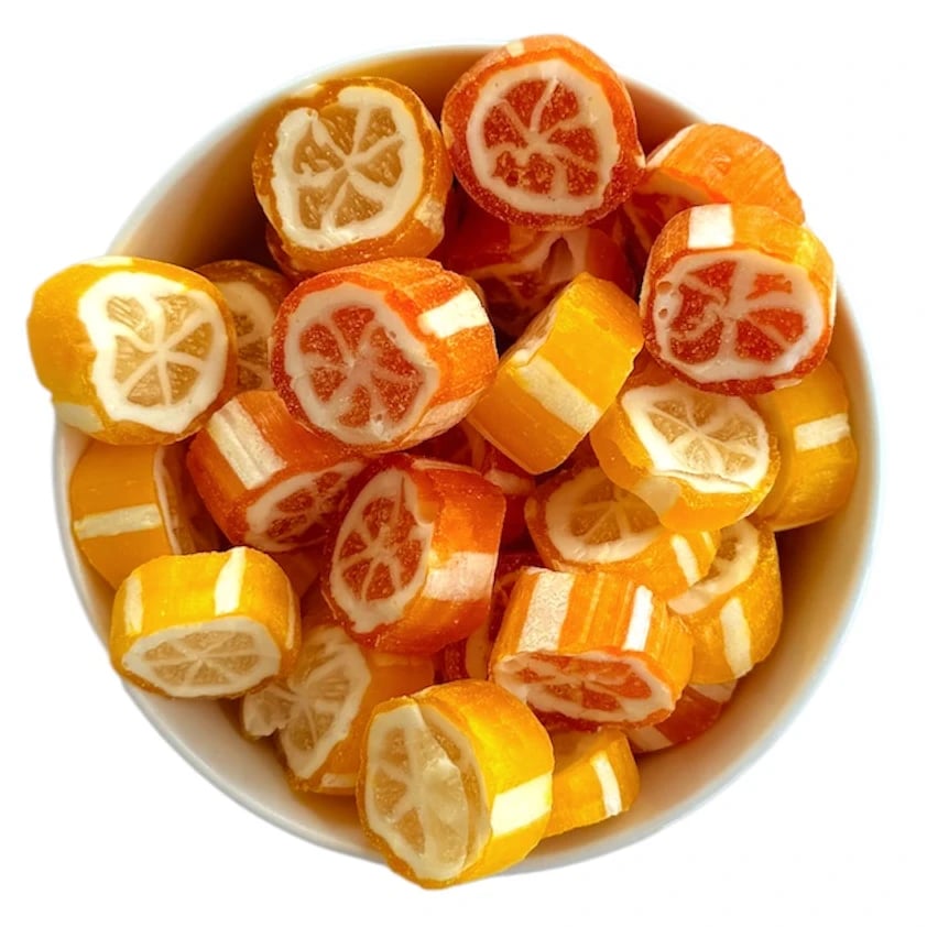 Bonbony pomeranč a citron