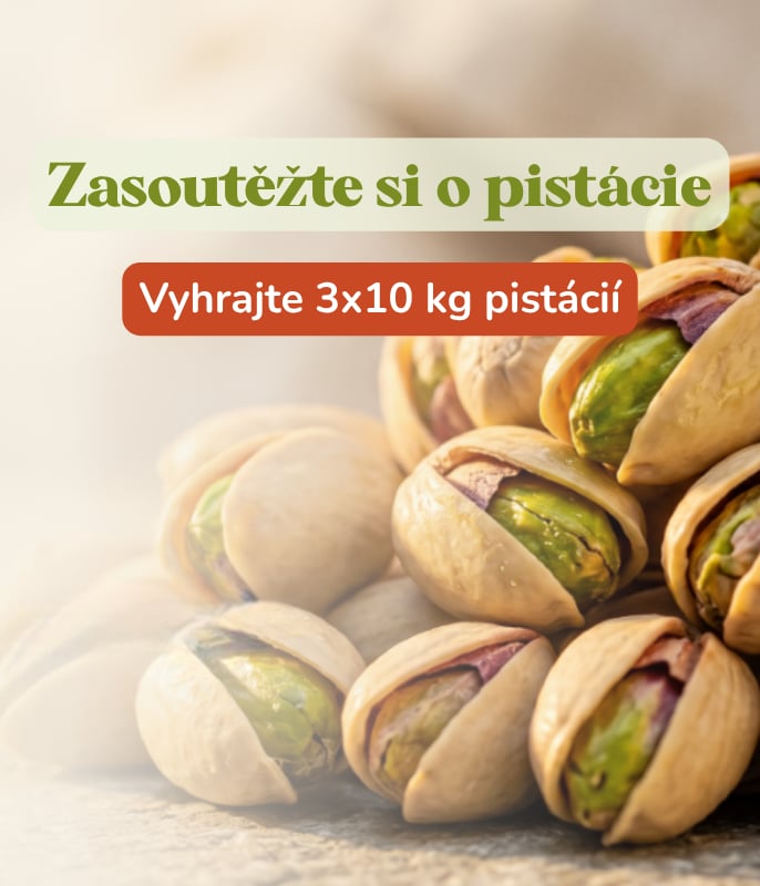 Vyhrajte pistácie na našem Instagramu