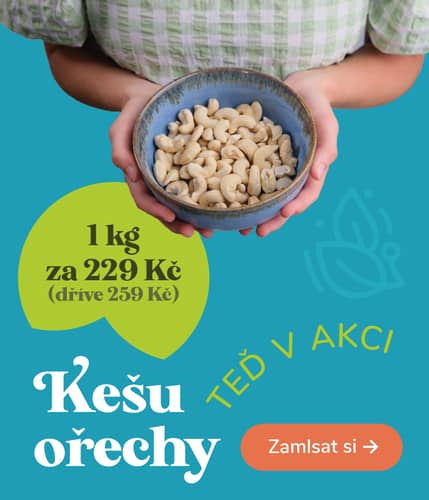 Prémiové kešu v akci.