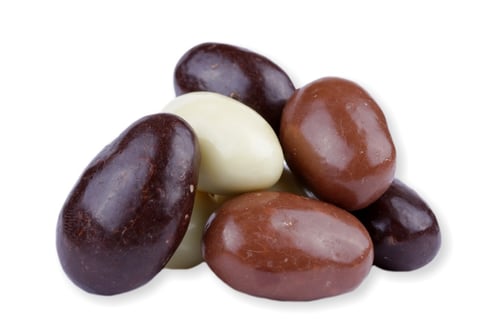 Levně Ochutnej Ořech Mandle MIX polev (hořká, mléčná, bílá čoko)