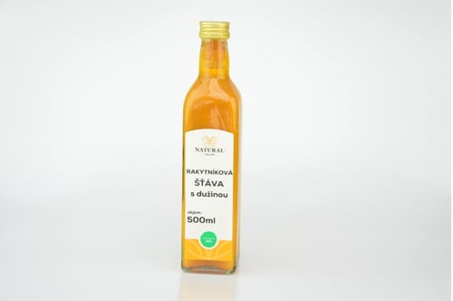 Levně Natural Jihlava Rakytníková šťáva s dužinou - Natural 500ml