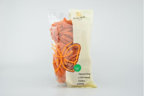 Levně Natural Jihlava Těstoviny z červené čočky - Natural 200g